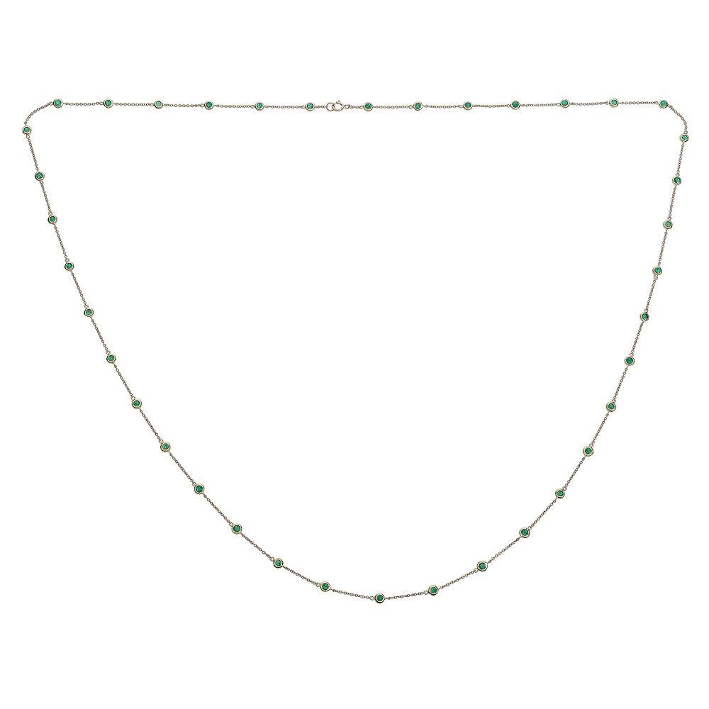 Emerald By The Yard Necklace - Alexis Jae Jewelry