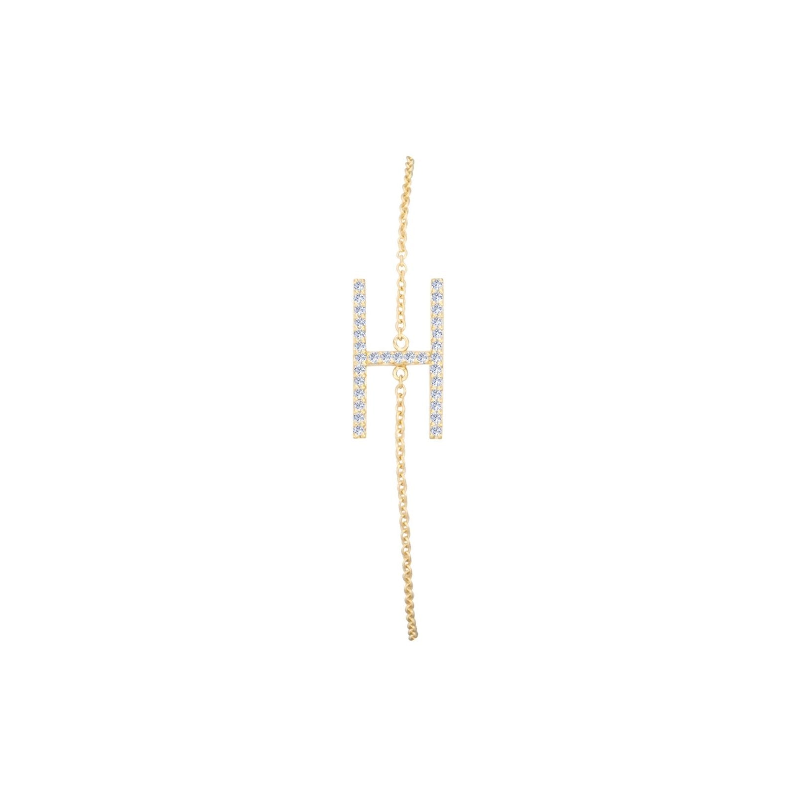 H Initial Bracelet - Alexis Jae Jewelry