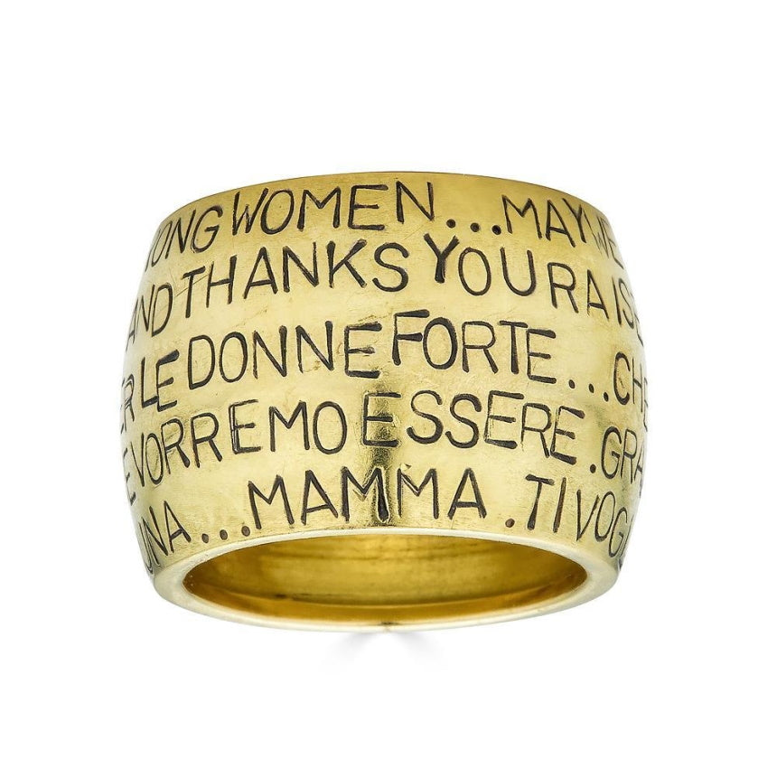 A SPANISH STATEMENT JAGGI HEAD RING GOLD main image 0