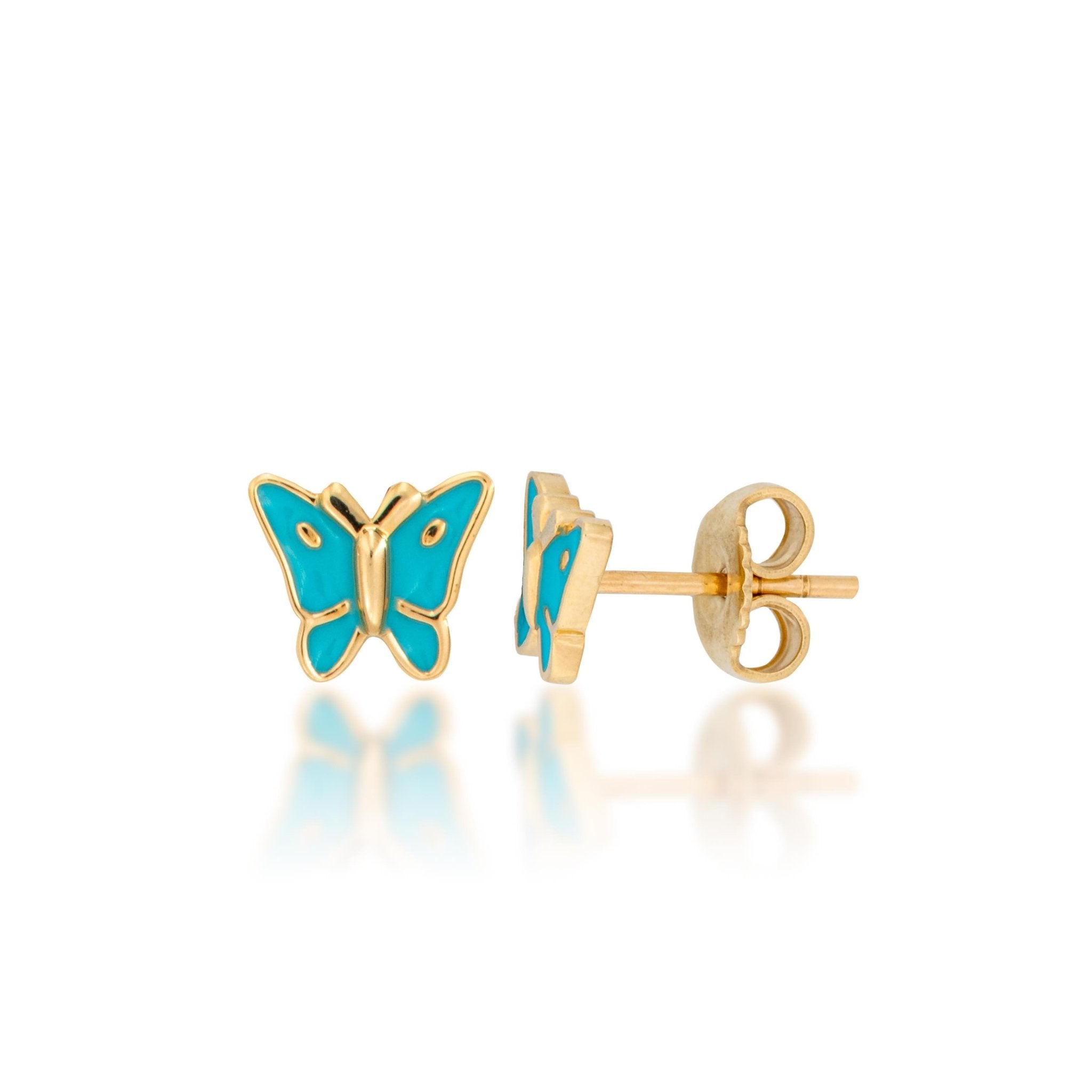 Turquoise Butterfly Earrings - Alexis Jae Jewelry