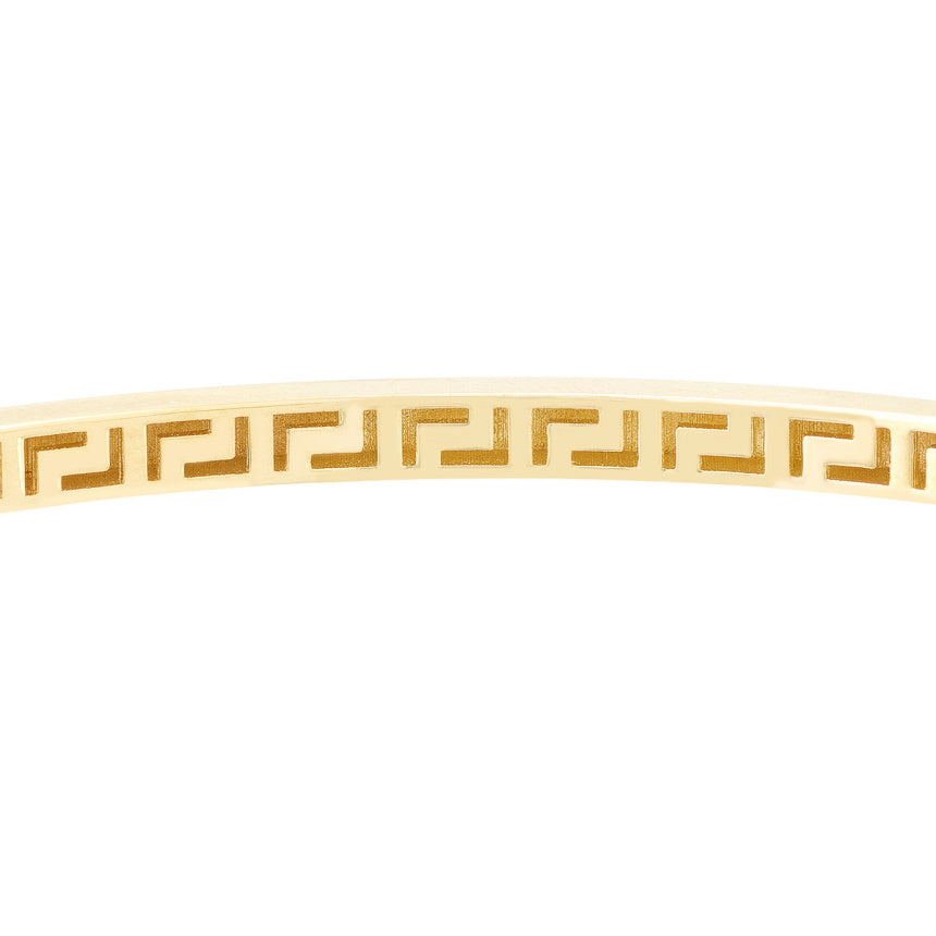 14K Yellow Gold Bangle Bracelet - Alexis Jae Jewelry