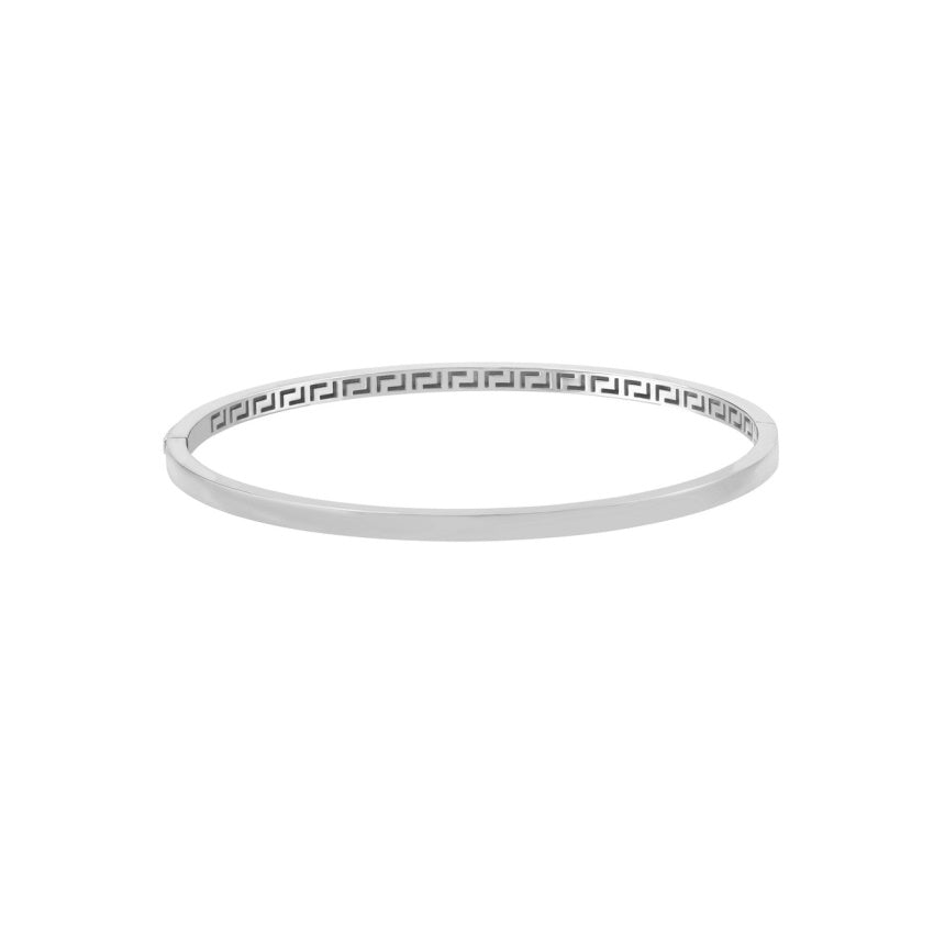 14KT White Gold Bangle Bracelet - Alexis Jae Jewelry