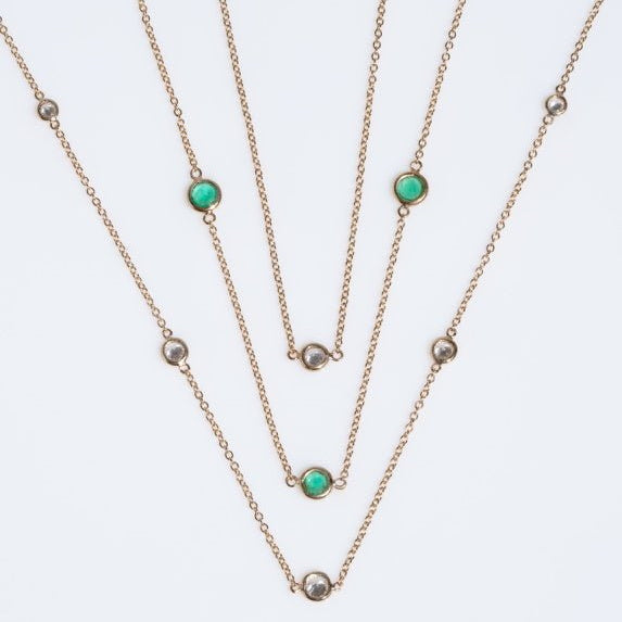 Diamonds By The Inch Necklace - Alexis Jae Jewelry