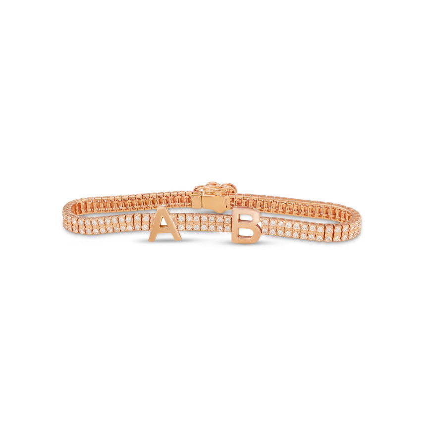 Double Row Tennis Bracelet - Alexis Jae Jewelry