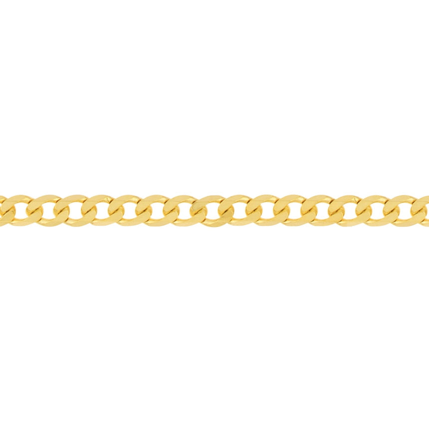 Gold Curb Chain Bracelet - Alexis Jae Jewelry
