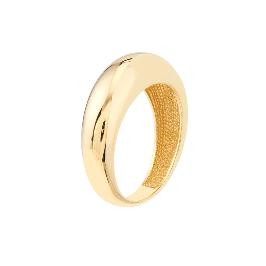 Gold Dome Ring - Alexis Jae Jewelry