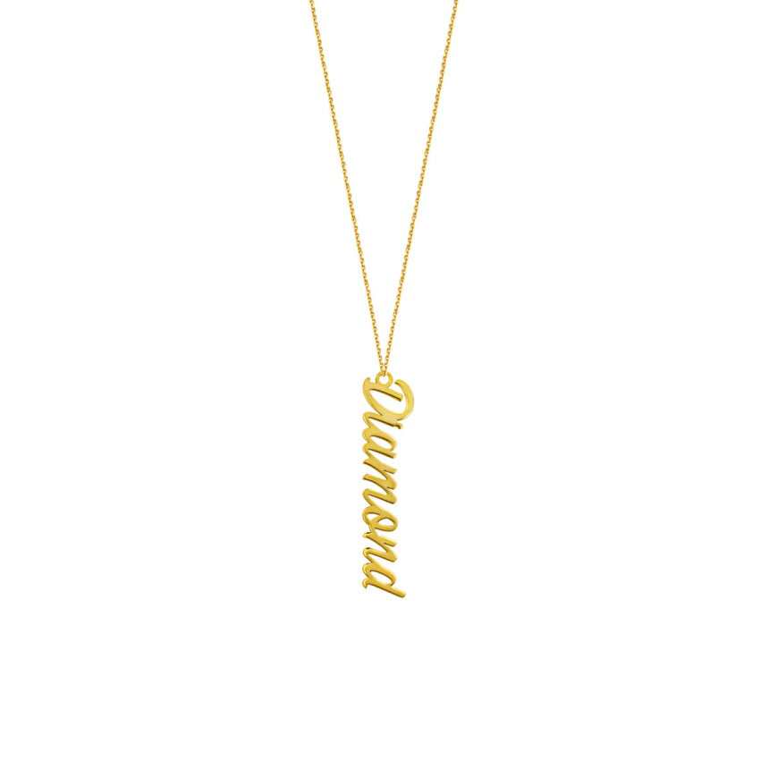 Gold Script Name Necklace - Alexis Jae Jewelry