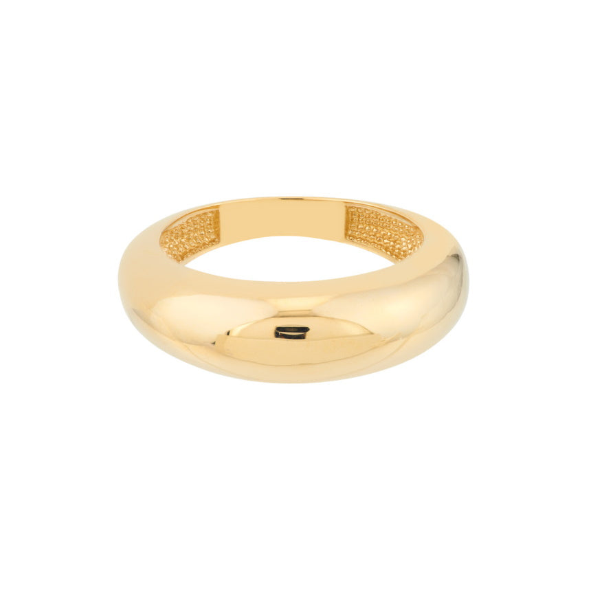 Large Gold Dome Ring - Alexis Jae Jewelry 