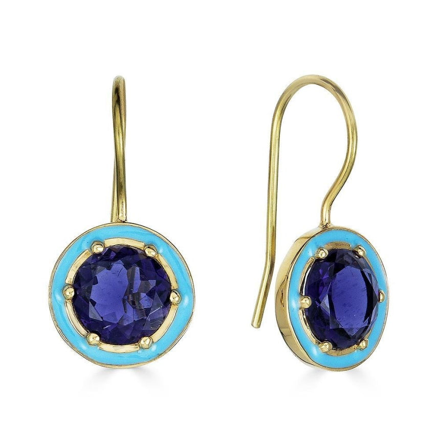 Midnight Blue Drop Earrings - Alexis Jae Jewelry