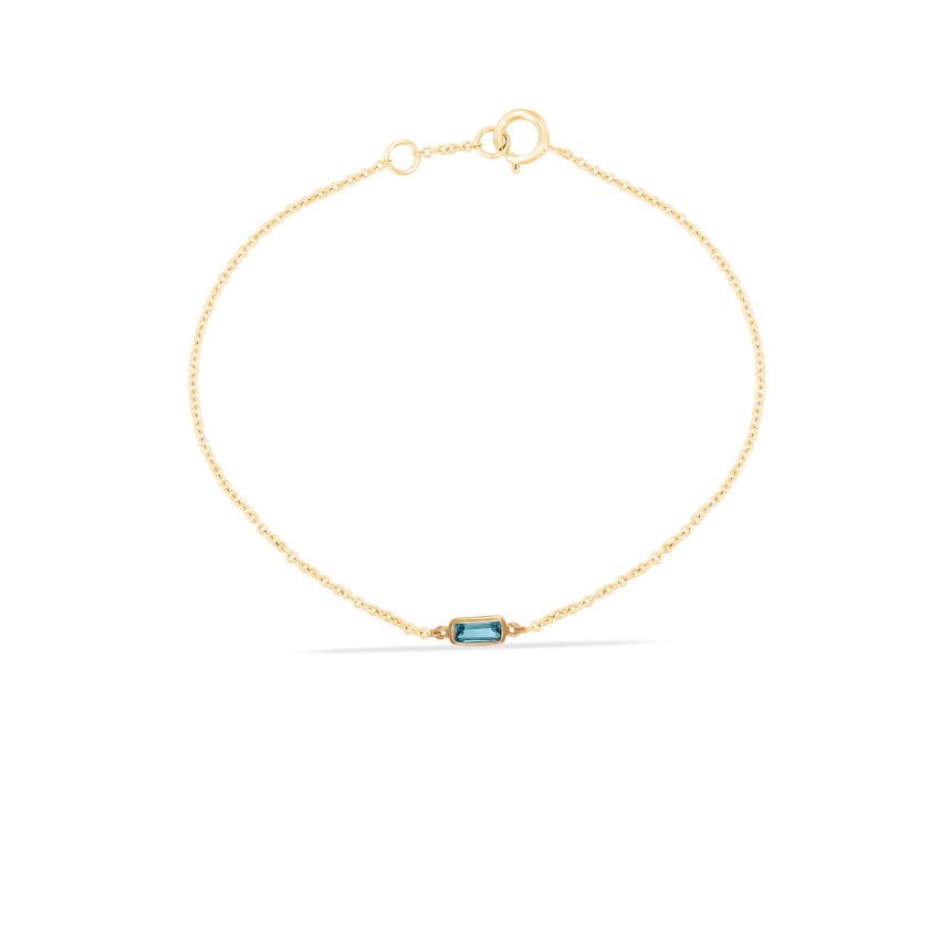 Real Aquamarine Bracelet - Alexis Jae Jewelry