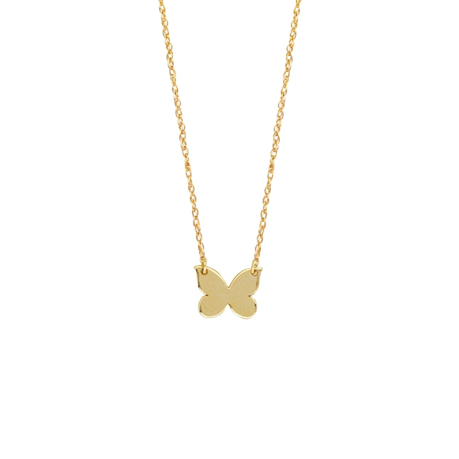 Small Gold Butterfly Necklace - Alexis Jae