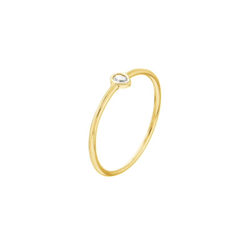 Small Teardrop Ring - Alexis Jae Jewelry