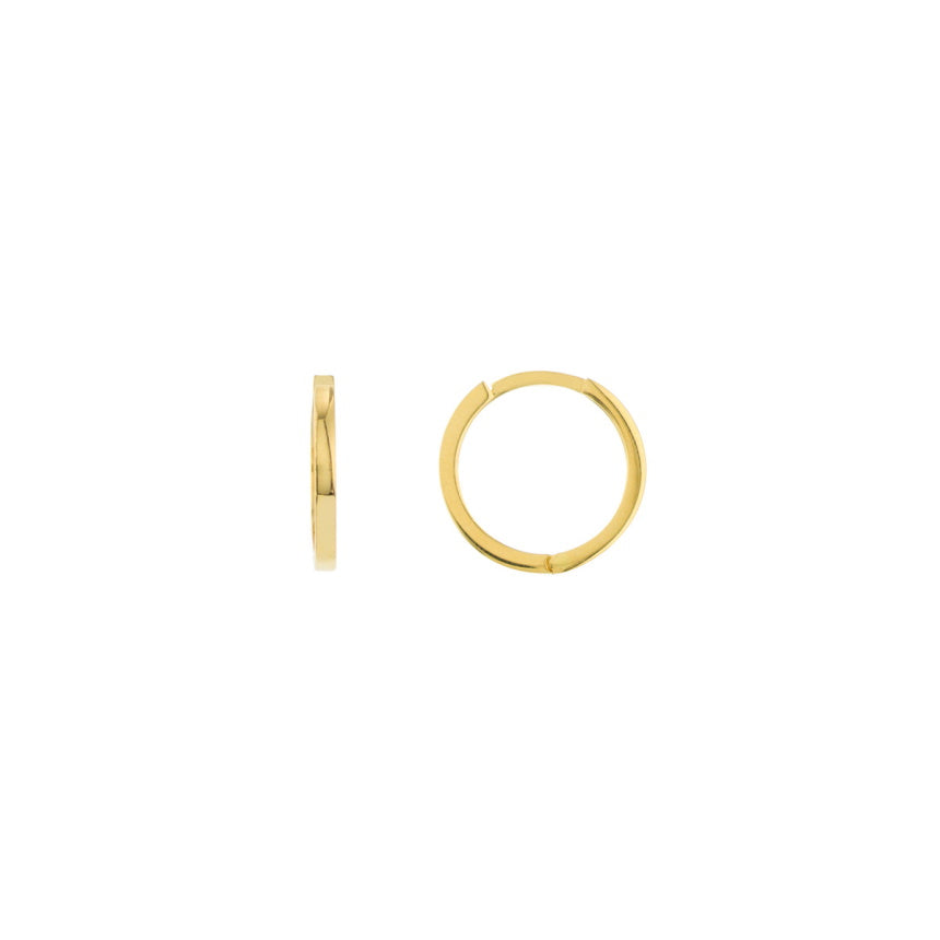 Thin Gold Huggie Earrings - Alexis Jae Jewelry 
