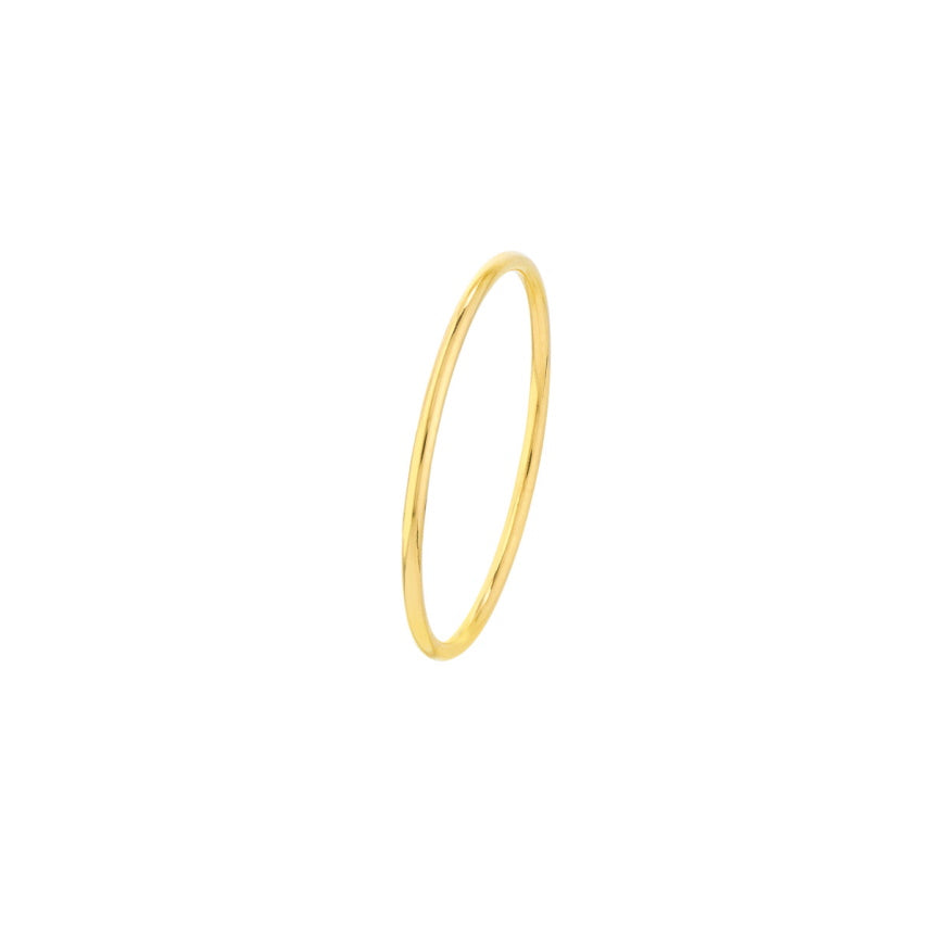 Yellow Gold Thin Band - Alexis Jae Jewelry